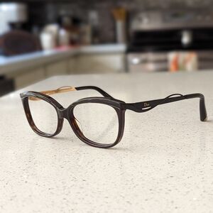 Dior Black and Brown Eyeglasses